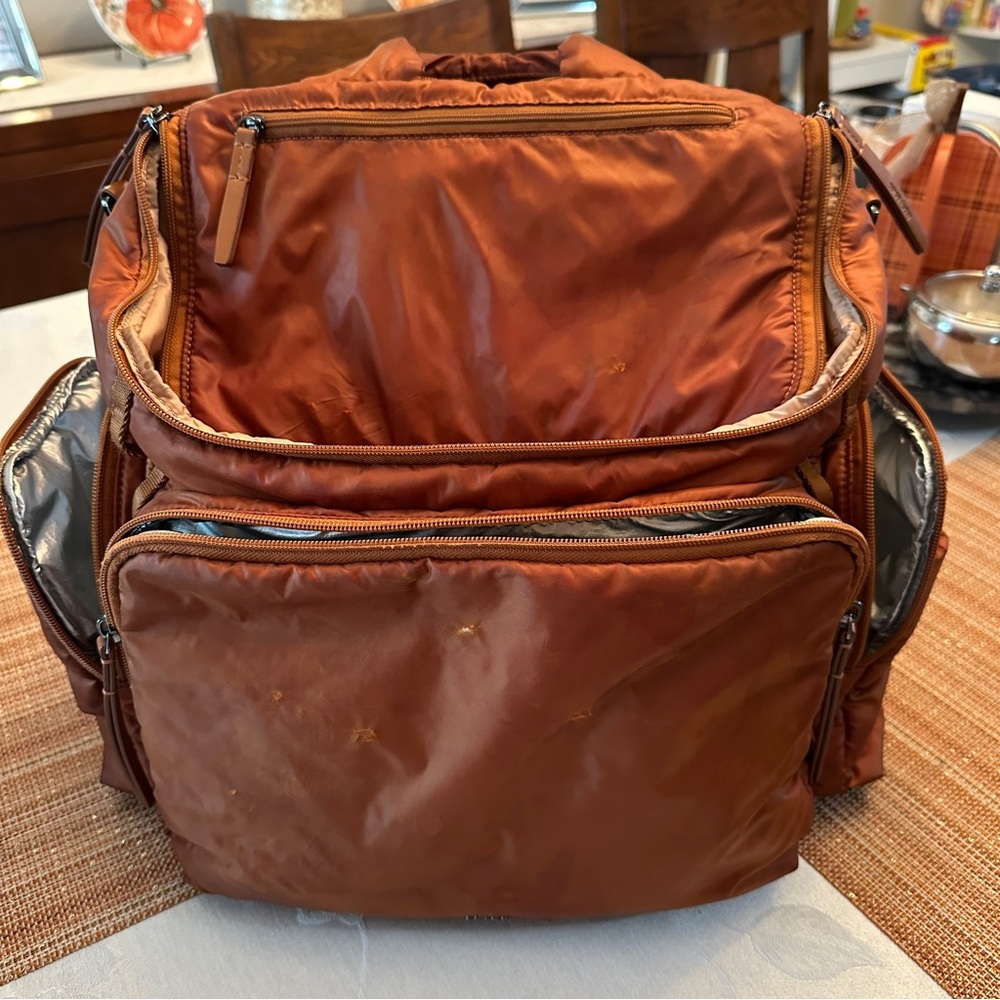 Caraa | Baby Bag Large in Clay Nylon - Picture 4 of 16